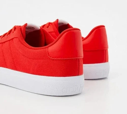 Adidas Vulc Raid3r Men's Skate Shoes Size 10 Red White Canvas Sneakers