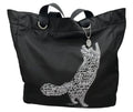 Wild About Words by Dominique Vari Black Cat Handbag Tote – Feline Design Charm
