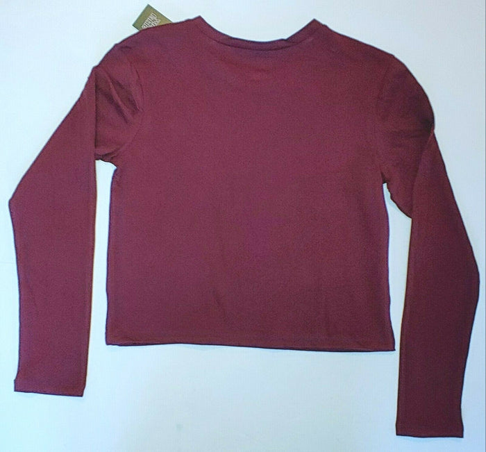 Wild Fable - Women' Long Sleeve T-shirt - Opulent Red