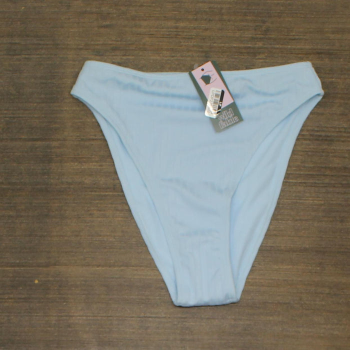 Wild Fable Ribbed High Leg Cheeky High Waist Bikini Bottom