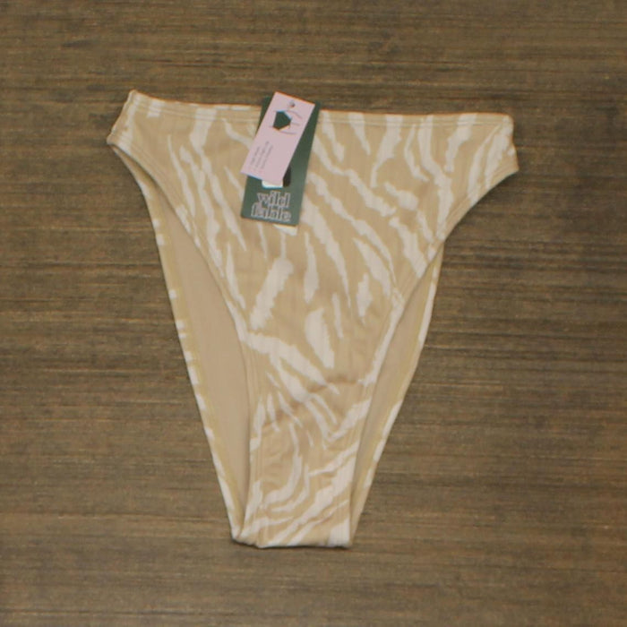 Wild Fable Ribbed High Leg Cheeky High Waist Bikini Bottom