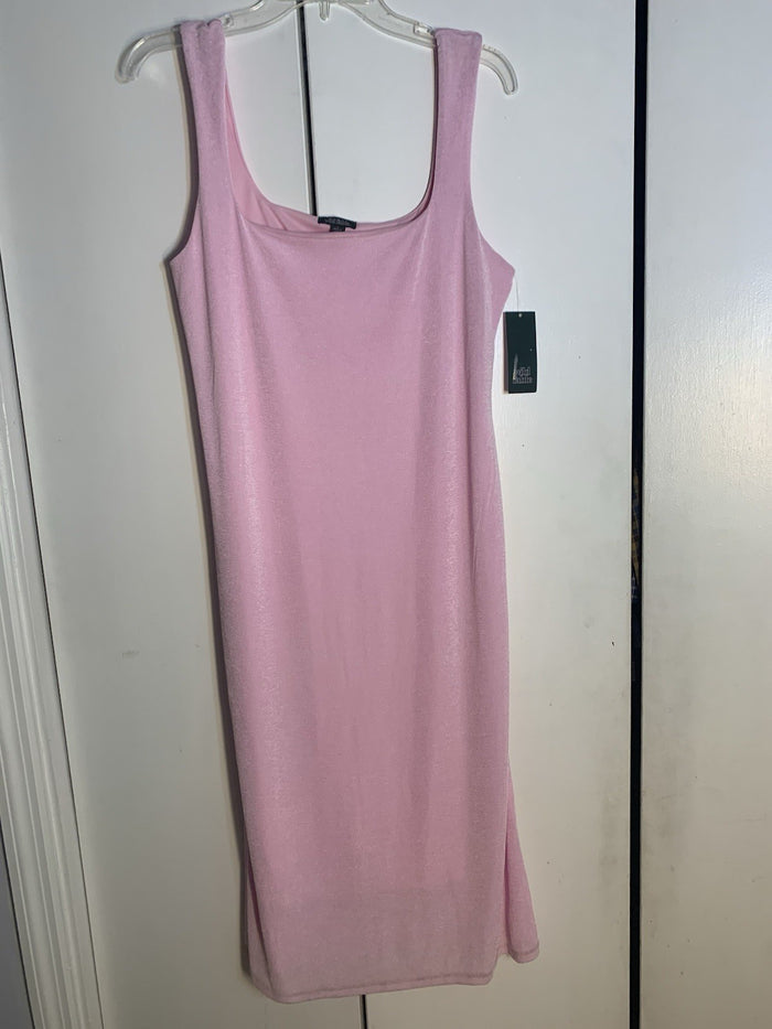 Wild Fable Women Dress Pink L Bodycon Sleeveless Lined Barbie Party Clubbing