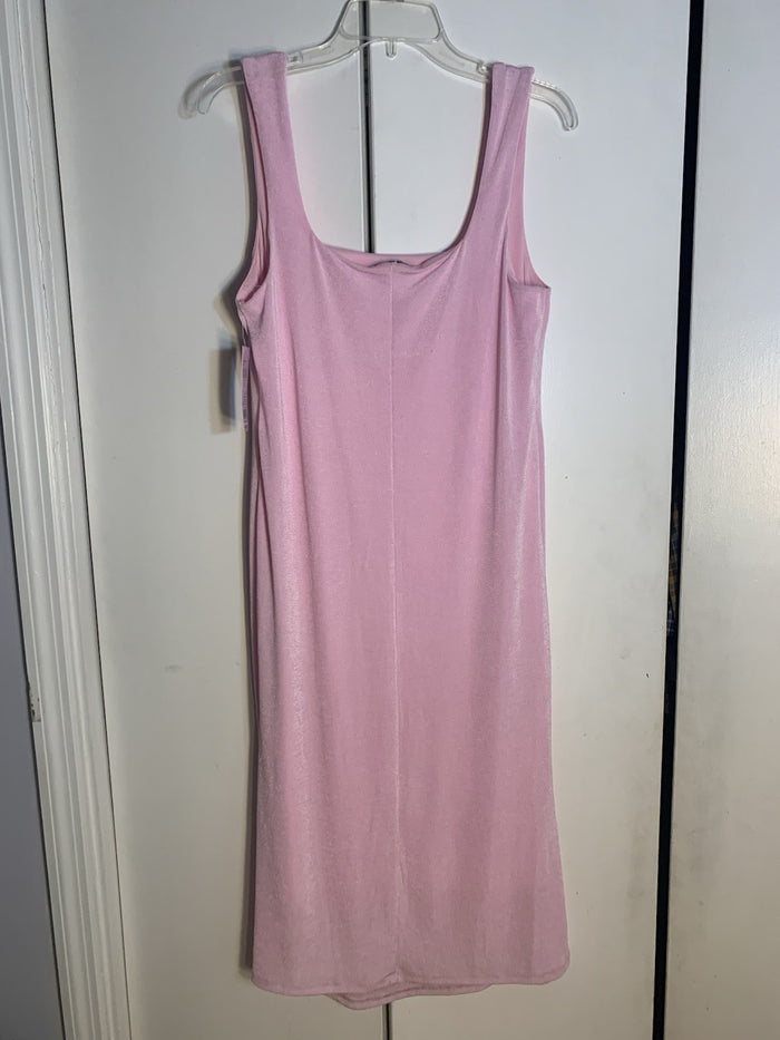 Wild Fable Women Dress Pink L Bodycon Sleeveless Lined Barbie Party Clubbing