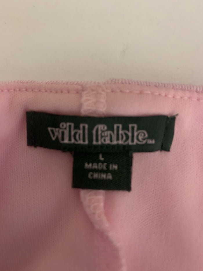 Wild Fable Women Dress Pink L Bodycon Sleeveless Lined Barbie Party Clubbing