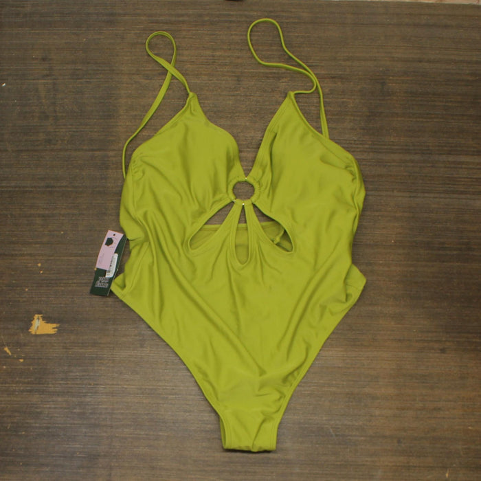 Wild Fable Womens Ring Front Cut Out One Piece Swimsuit 87851363