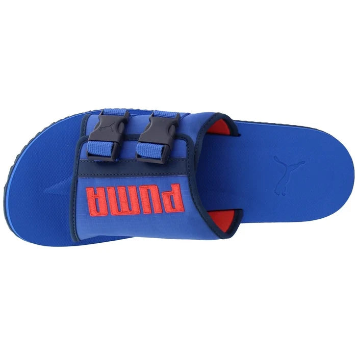 PUMA Wilo Lux Nylon Slide Mens Blue Casual Sandals 372545-02 - image 6