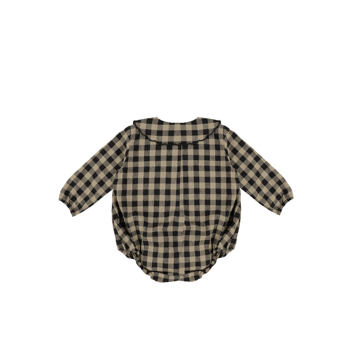 WINTER GINGHAM ROMPER