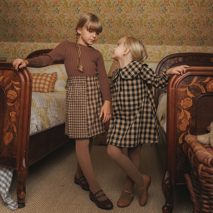 WINTER GINGHAM SKIRT