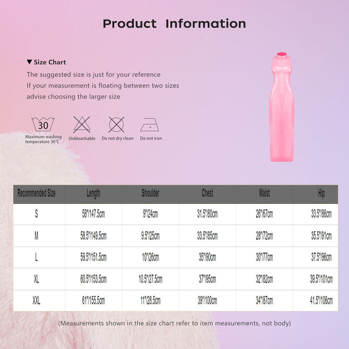 Women Sheer Maxi Dress Sleeveless See Through Bodycon Back Zipper Pencil Dress