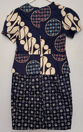Women's Indonesia Style Puff Sleeve Cotton Dress Size S New