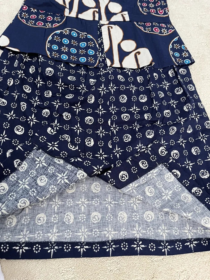 Women's Indonesia Style Puff Sleeve Cotton Dress Size S New