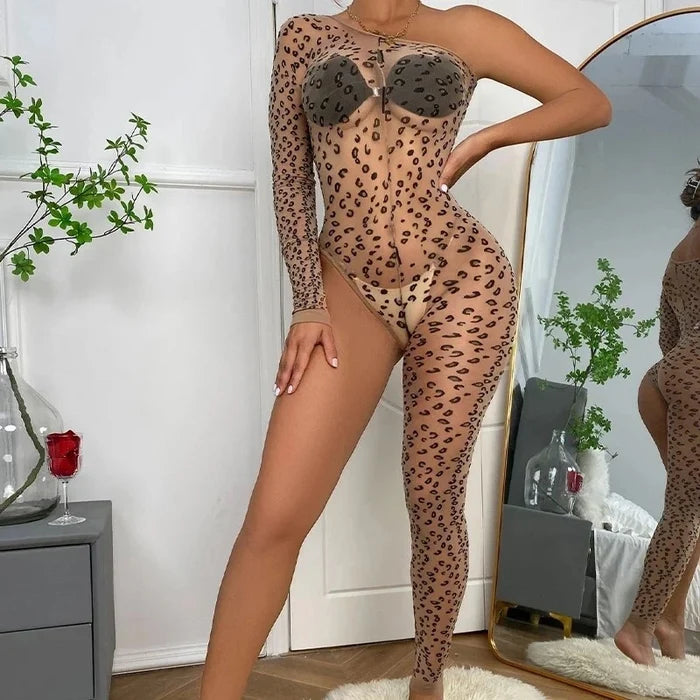 Women's Lace Bodystocking Babydoll Bodysuit Lingerie Nightwear