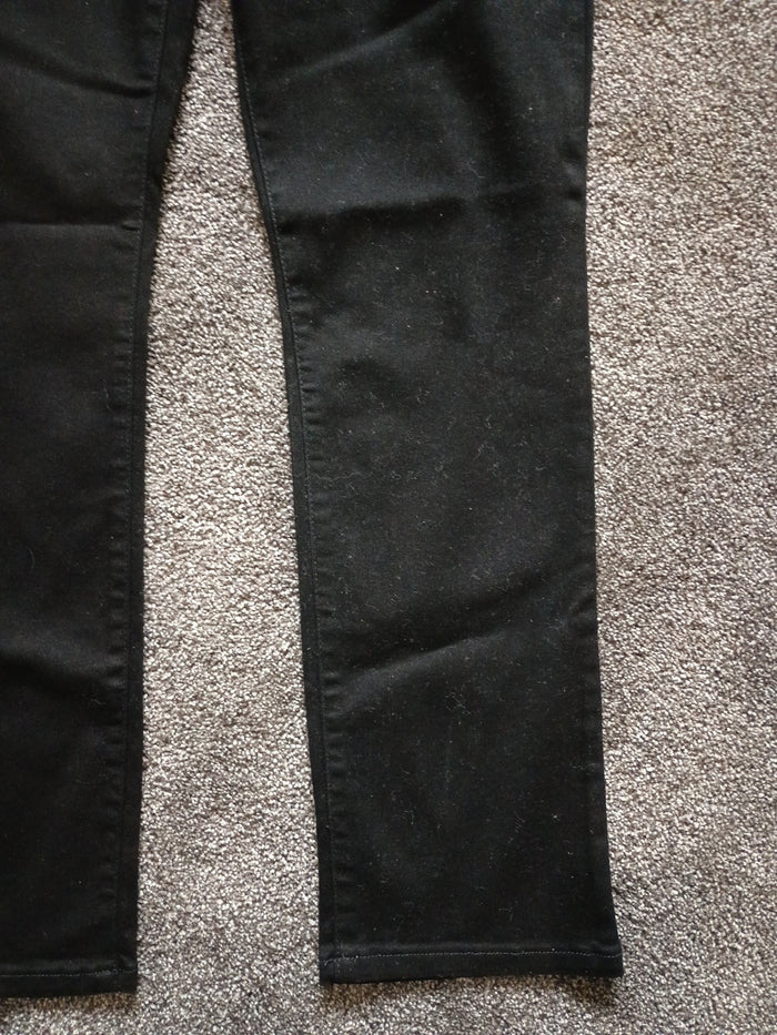 Women's Lee Regular Straight Leg Mid Rise Black Jeans