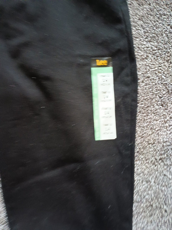 Women's Lee Regular Straight Leg Mid Rise Black Jeans