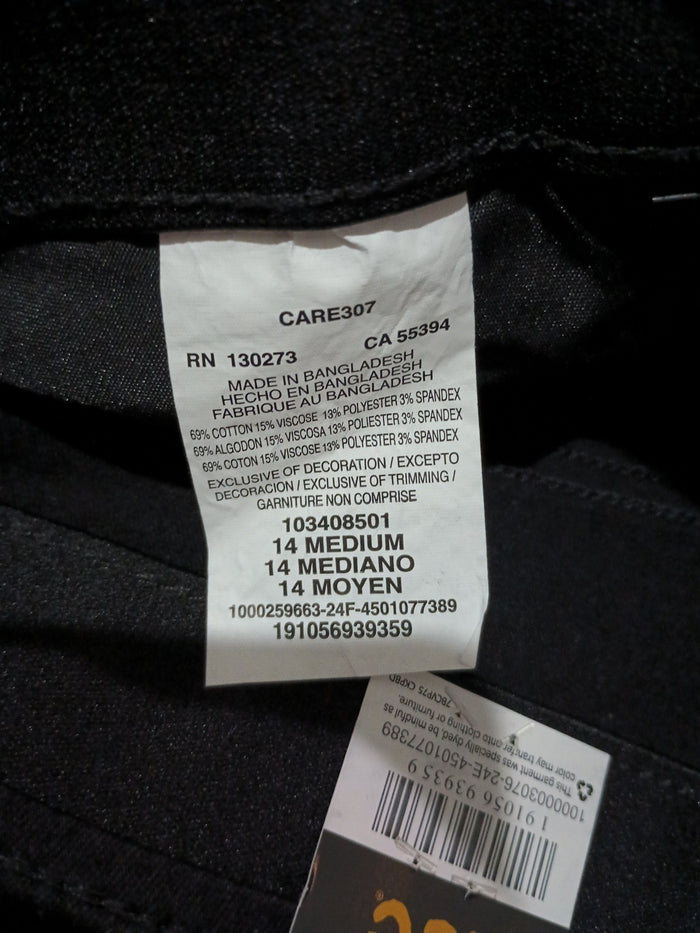 Women's Lee Regular Straight Leg Mid Rise Black Jeans