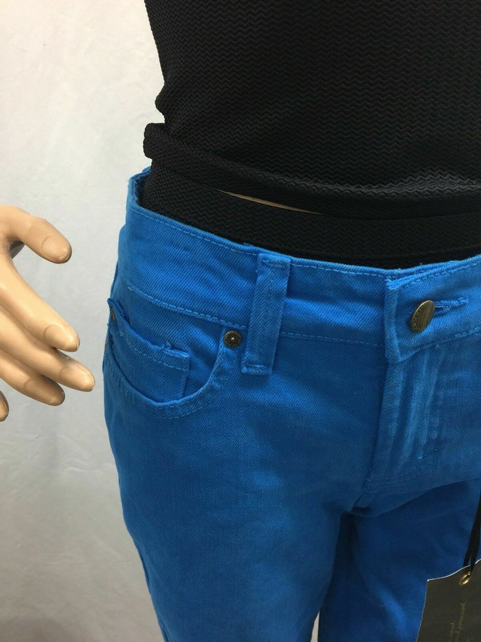 Women's Nine West Bleecker Bermuda Jeans, Corn Flower Blue, , 25W