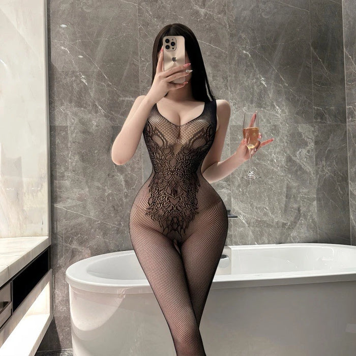 Women's One Size Sexy Bodystocking Bodysuit Babydoll Lingerie Clubwear