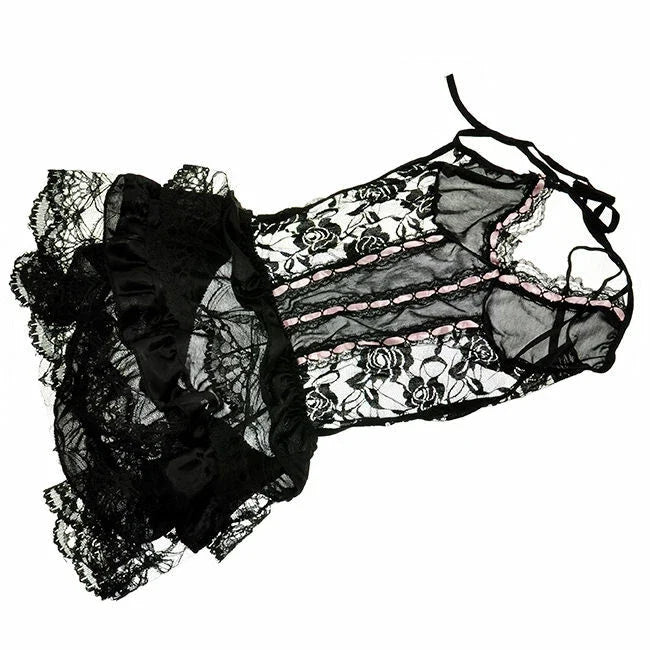 Women's Princess Maid Cosplay Costume Lingerie Babydoll Clubwear Outfit