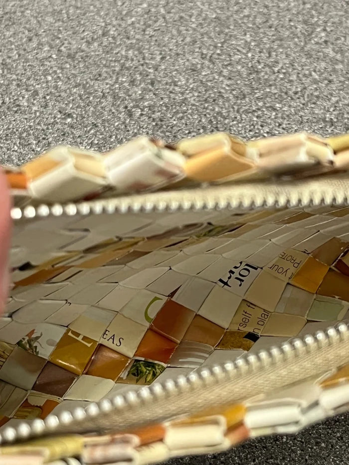 Women's Recycled Materials Clutch Handbag – Artistic Designer Purse