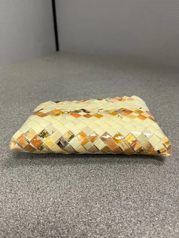 Women's Recycled Materials Clutch Handbag – Artistic Designer Purse
