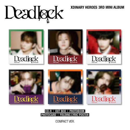Xdinary Heroes Deadlock 3rd Mini Album COMPACT Ver. - 6 variations - main image