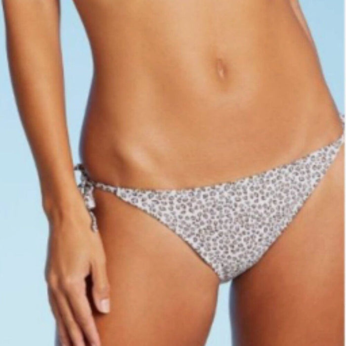 Xhilaration Juniors Animal Print Hipster Side TIE Bikini Bottoms XL (12-14)