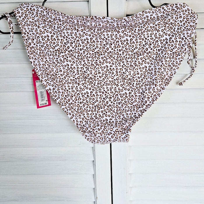 Xhilaration Juniors Animal Print Hipster Side TIE Bikini Bottoms XL (12-14)