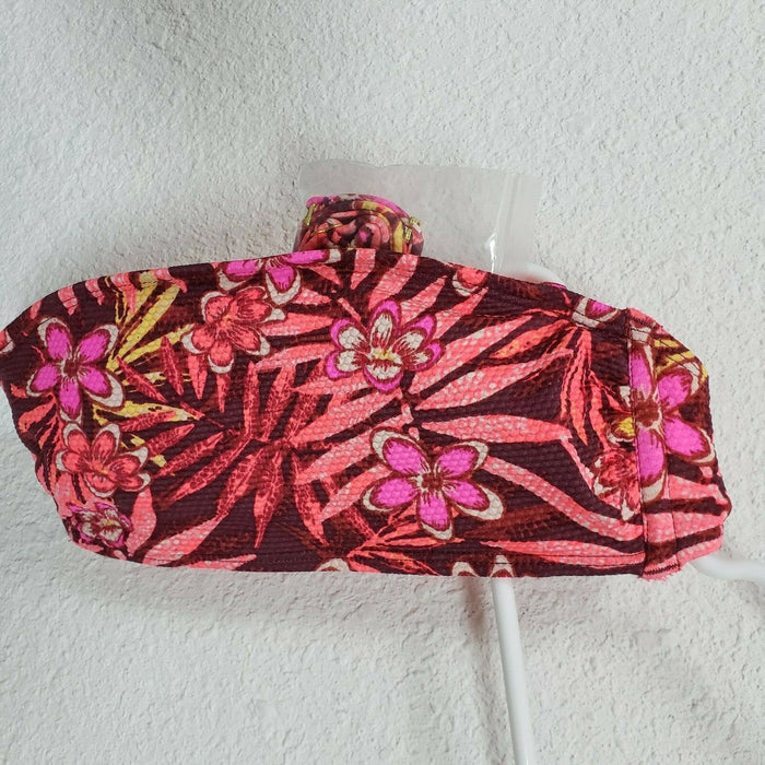 Xhilaration Juniors' Pique Bandeau Bikini Top, Multicolor Floral, X-Small