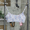 Xhilaration Women's Smocked Bralette Bikini Top XS Small Medium Large