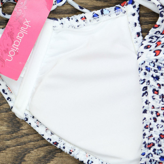 Xhilaration Women's Smocked Bralette Bikini Top XS Small Medium Large