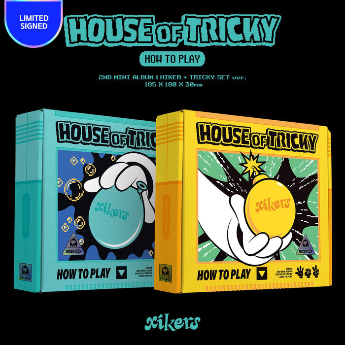 xikers HOUSE OF TRICKY HOW TO PLAY 2nd Mini Album Signed US Exclusive - 2 variations main image