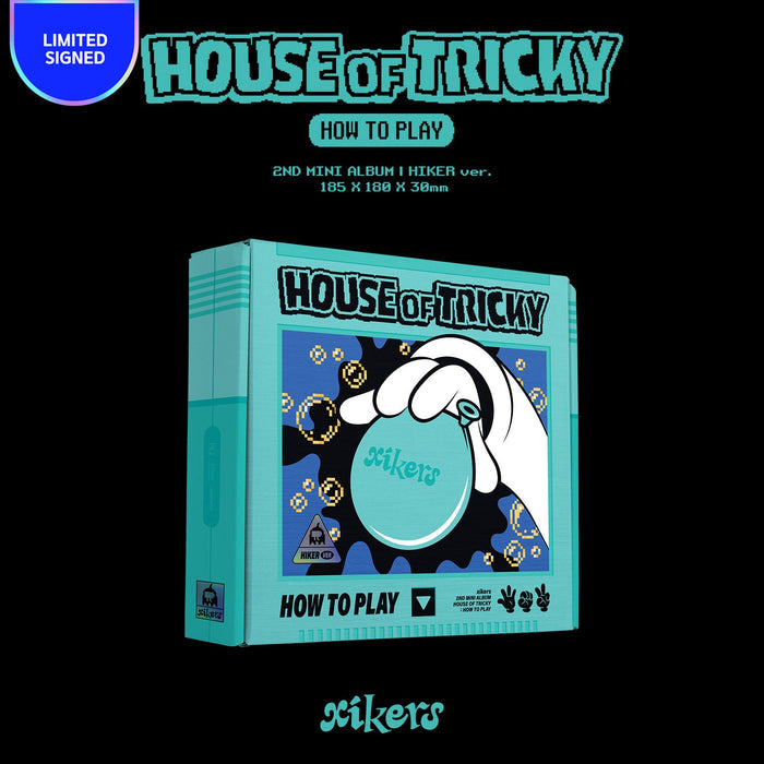 xikers HOUSE OF TRICKY HOW TO PLAY 2nd Mini Album Signed US Exclusive - HIKER version image