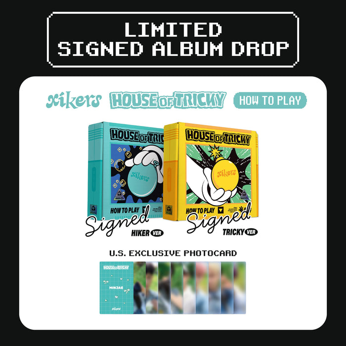 xikers HOUSE OF TRICKY HOW TO PLAY 2nd Mini Album - Signed US Exclusive image