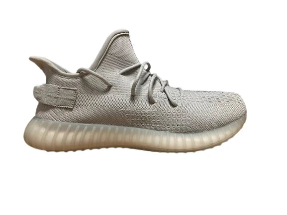 Yeezie Boost Gray Lace up Trainers Shoes Lightweight comfortable Fabric Sneaker - image 1