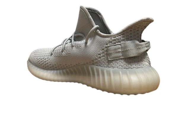 Yeezie Boost Gray Lace up Trainers Shoes Lightweight comfortable Fabric Sneaker - image 4