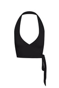 Yosemite Sleeveless Top - Black Lightweight Rib